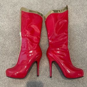 Sexy Superhero Costume Boots
